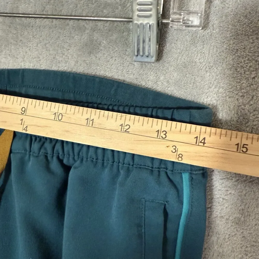 FIGS Scrub Pants Men Small Cambridge Contrast Trim Teal M23SW2039s Medical Tech